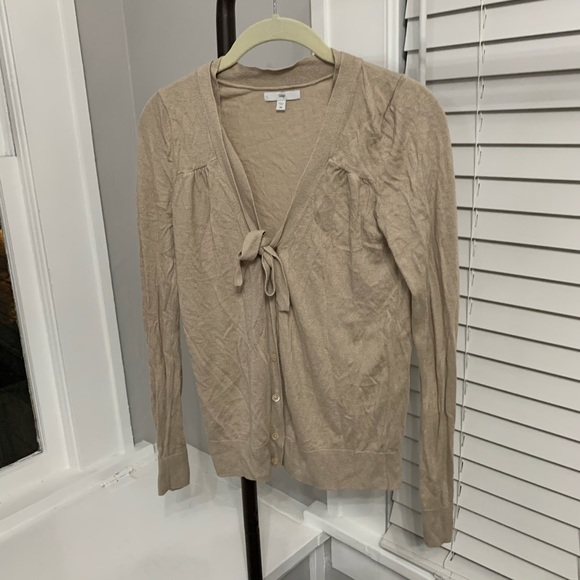 Cardigan with Bow - Picture 1 of 5